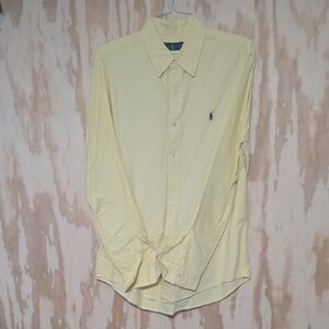 Polo by Ralph Lauren Light Yellow Button Down Shirt